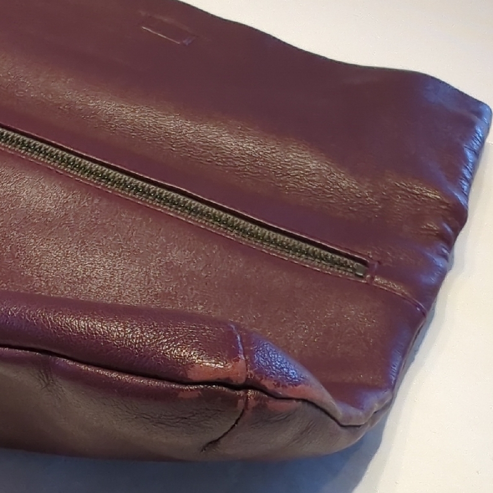 Skagen Burgundy Fold-Over Crossbody Bag - Picture 9 of 16